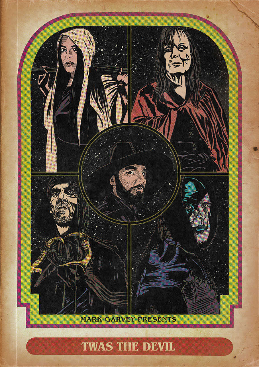 mark garvey, twas the devil, brad Robert Benford, illustration, drawing, art, artwork, film, movie, cinema, choose your own adventure film,