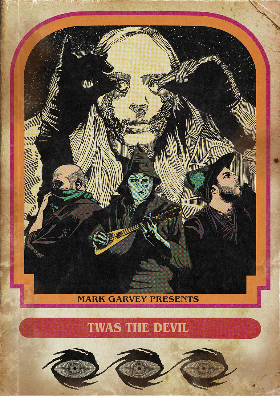 mark garvey, twas the devil, brad Robert Benford, illustration, drawing, art, artwork, film, movie, cinema, choose your own adventure film,