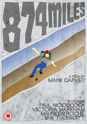 mark garvey, "mark garvey", paul woodcock, film, feature, director, 874 miles, independent, road movie, drama, land's end, john o'groats, 
