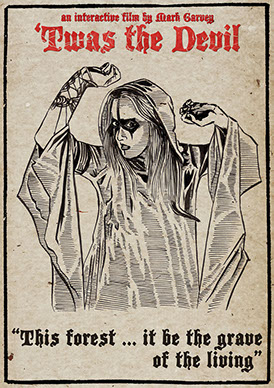 mark garvey, twas the devil, brad Robert Benford, illustration, drawing, art, artwork, film, movie, cinema, choose your own adventure film,