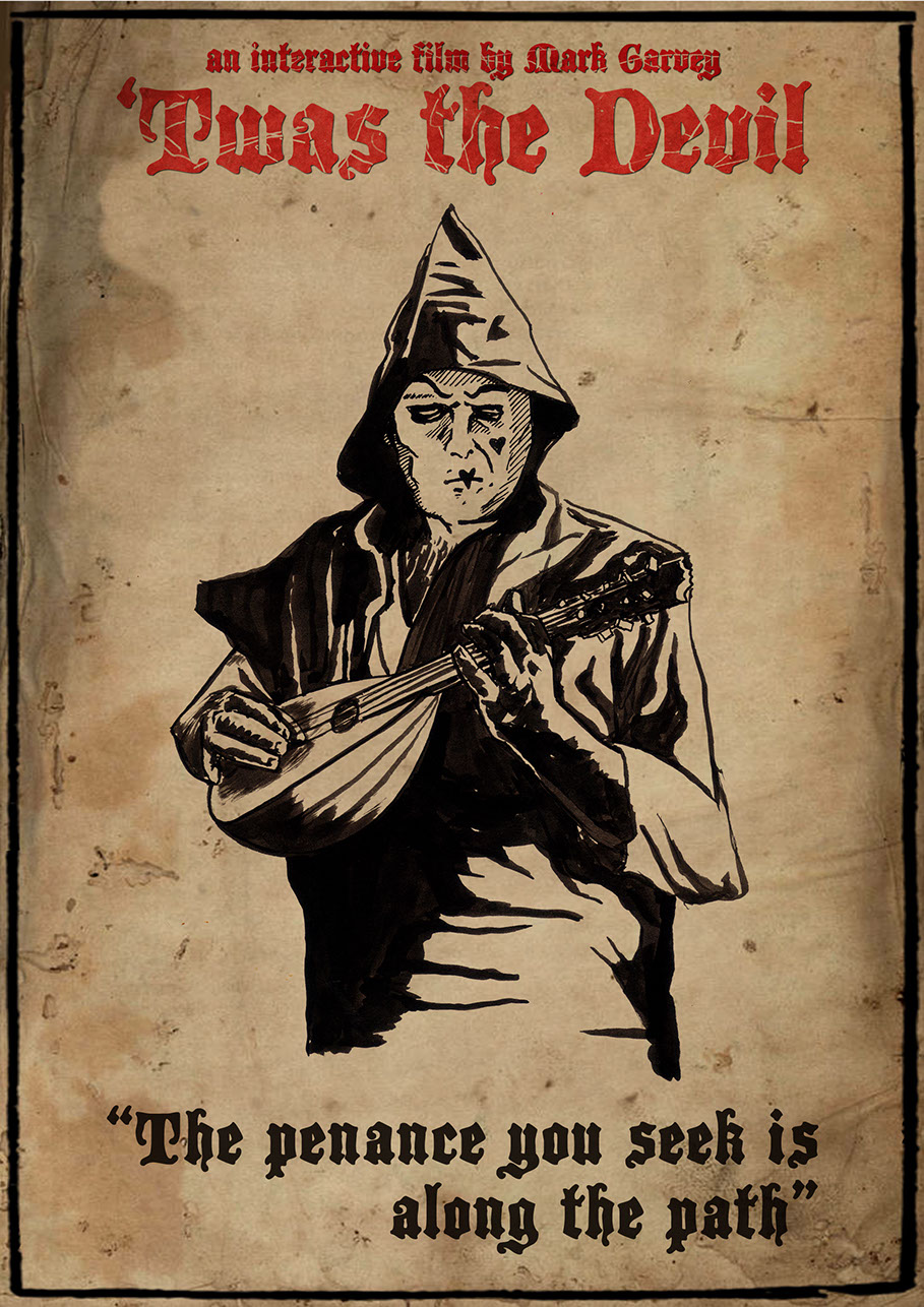 mark garvey, twas the devil, brad Robert Benford, illustration, drawing, art, artwork, film, movie, cinema, choose your own adventure film,