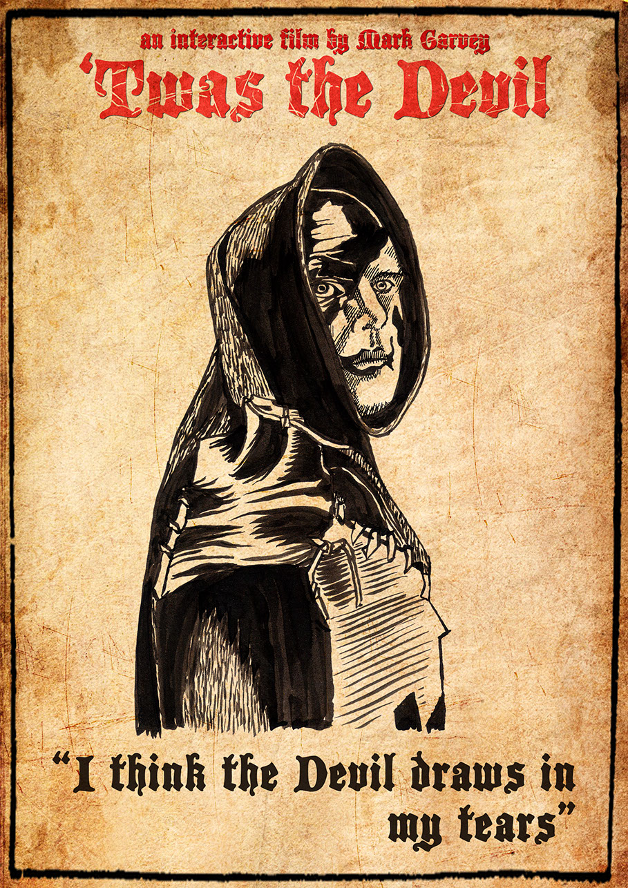 mark garvey, twas the devil, brad Robert Benford, illustration, drawing, art, artwork, film, movie, cinema, choose your own adventure film,