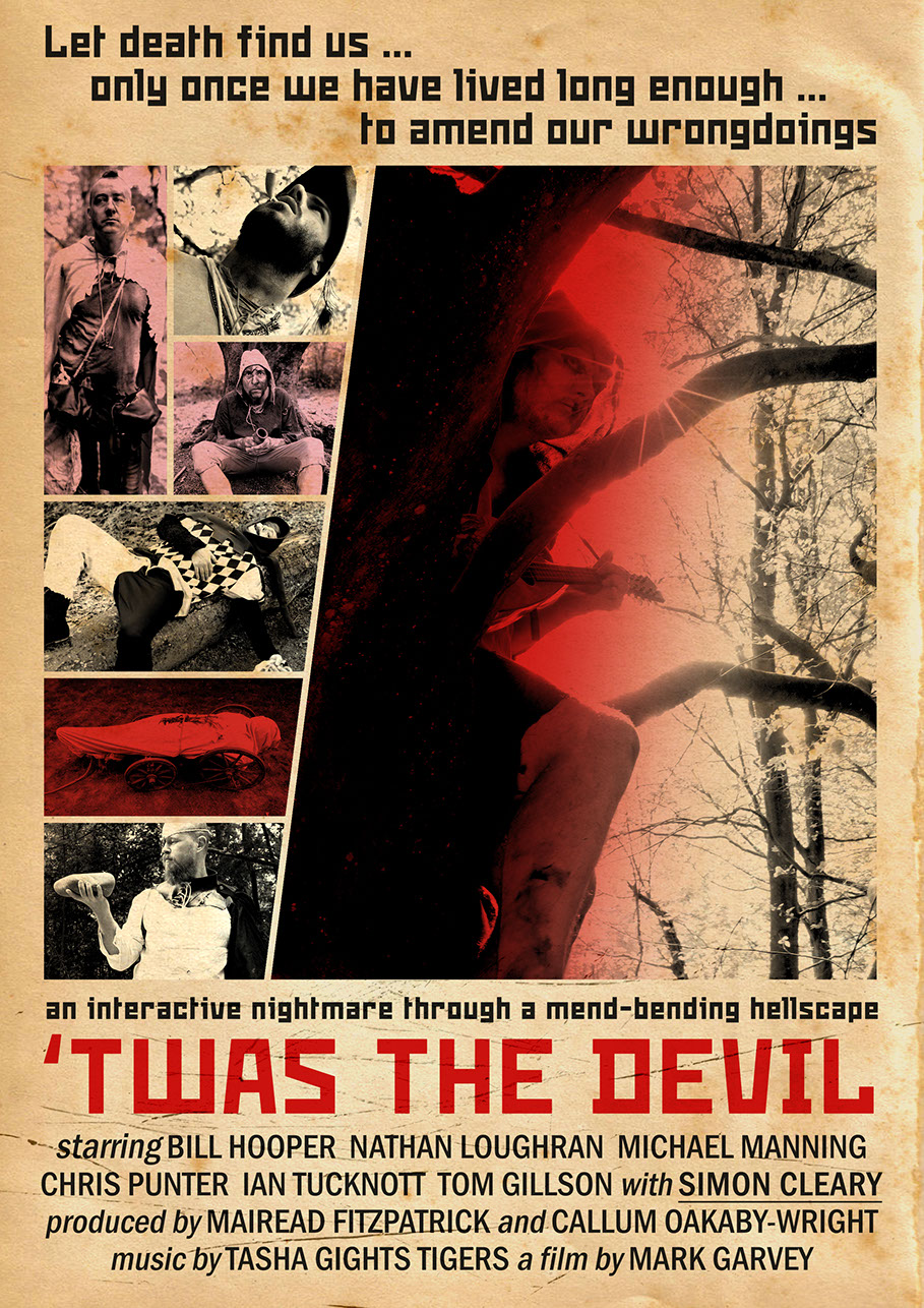 mark garvey, twas the devil, brad Robert Benford, illustration, drawing, art, artwork, film, movie, cinema, choose your own adventure film,