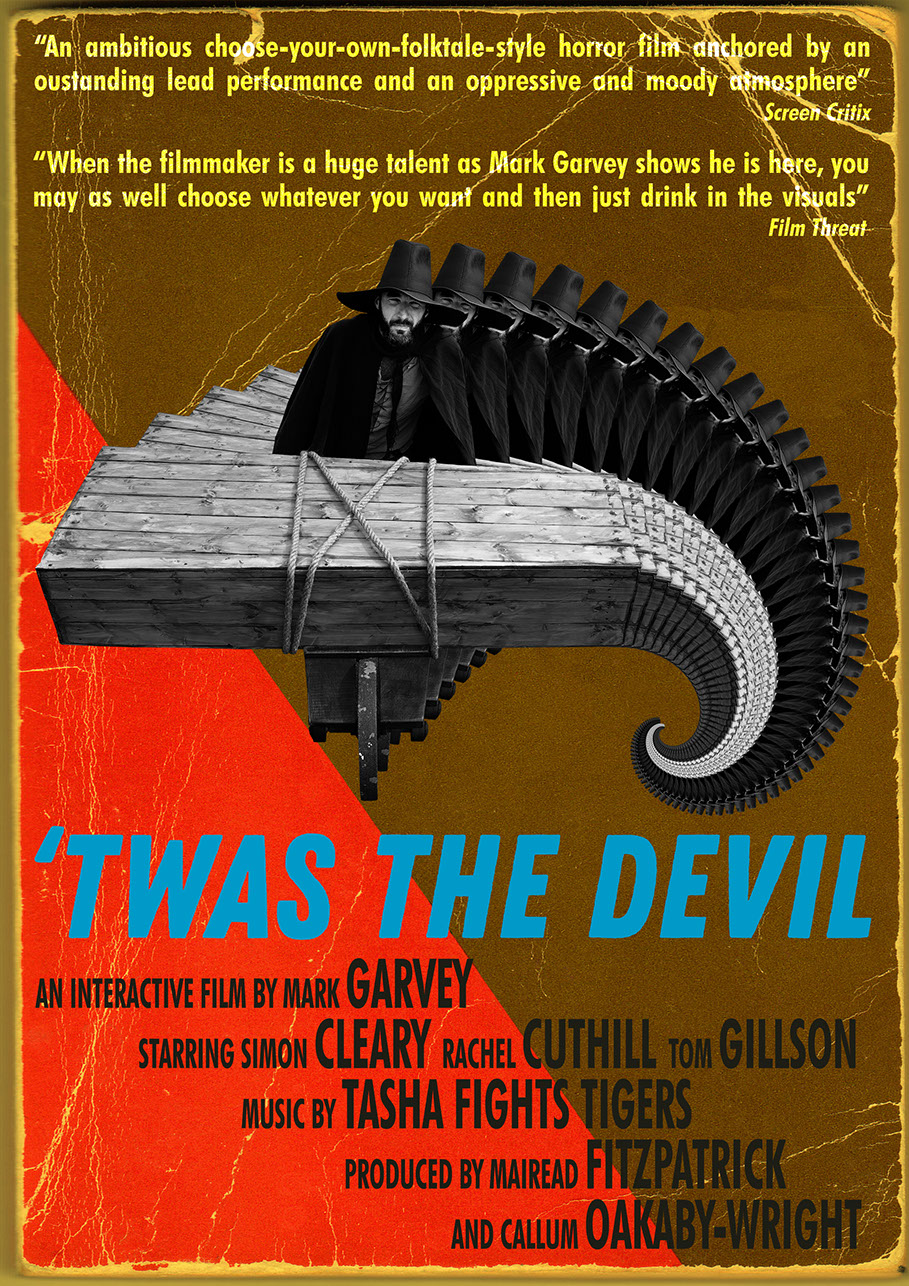 mark garvey, twas the devil, brad Robert Benford, illustration, drawing, art, artwork, film, movie, cinema, choose your own adventure film,