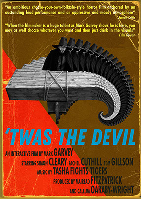 mark garvey, twas the devil, brad Robert Benford, illustration, drawing, art, artwork, film, movie, cinema, choose your own adventure film,