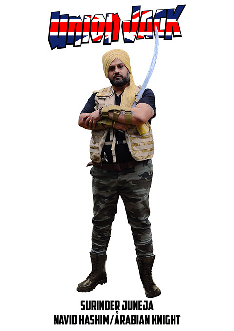 mark garvey, marvel, union jack, mcu, joseph chapman, webseries, film, movie,  surinder juneja, navid hashim, arabian knight, captain britain,  