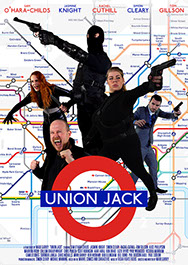 mark garvey, marvel, union jack, film, movie, guardians of the galaxy, volume 1, poster, homage, marvel cinematic universe, joseph chapman, mark garvey, marvel, union jack film, union jack movie, star lord, gamora, drax, drax the destroyer, rocket, rocket racoon, groot, I am groot,